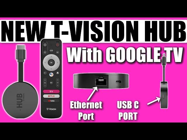 New TVision Hub with Google TV! Ethernet & USB C Ports | Set to Compete with Firestick & Chromecast?