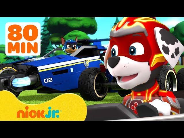 PAW Patrol Coolest Vehicles Rescues & Adventures!  80 Minute Compilation | Nick Jr.