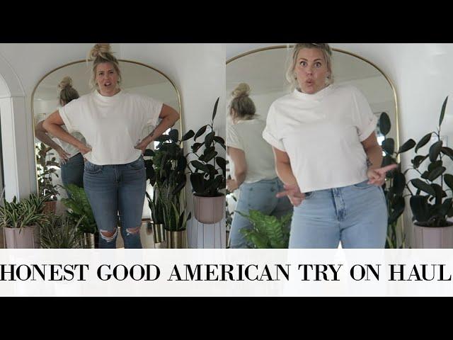 HONEST MIDSIZE GOOD AMERICAN TRY ON HAUL!!