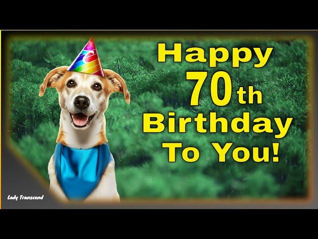 Heartfelt Message for 70th Birthday, Greeting Card for a 70th Birthday