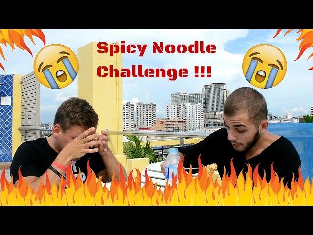 SPICY KOREAN NOODLE CHALLENGE