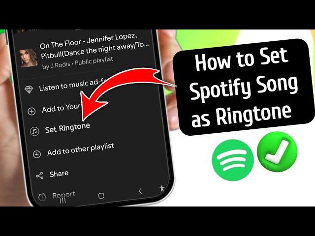 How To Set Spotify Song as Ringtone | Set Ringtone From Spotify