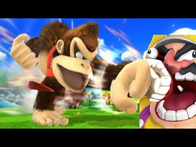 Donkey kong punch Wario must rage Nap Language