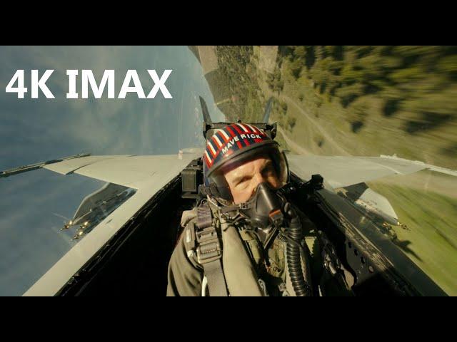 Top Gun Maverick F18 Test Run Inbound Scene 4K IMAX