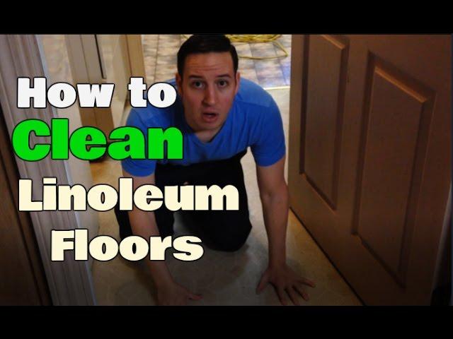 How To Clean Linoleum Floors | Remove Buildup | Clean With Confidence