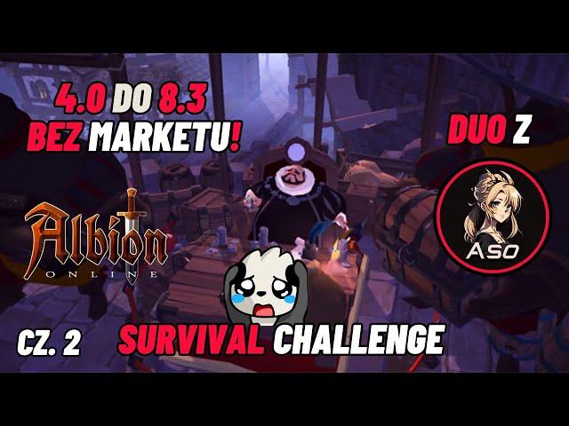 Duo Survival z AsorinTV cz.2 - 4.0 do 8.3 bez marketu!? - Albion Survival Challenge