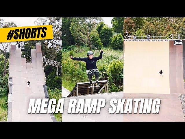 Roller Skating on the Biggest Ramp in the Southern Hemisphere | #shorts