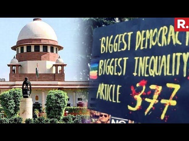 SC Seeks Centre's Response Within A Week | Sec 377 Debate