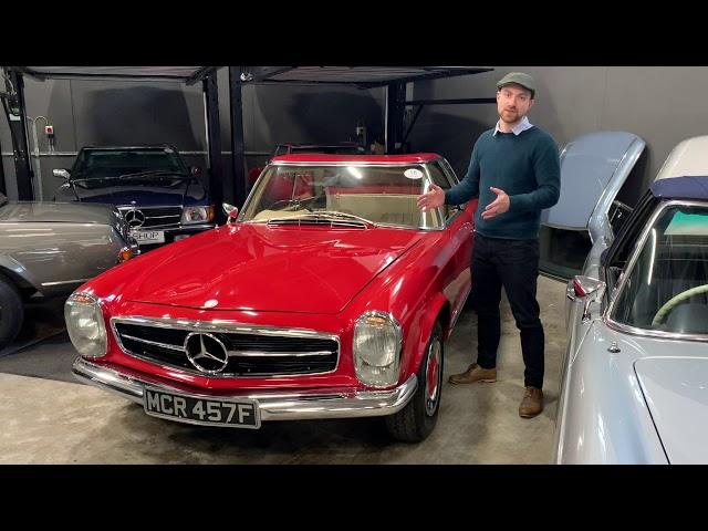 The ultimate classic Mercedes-Benz SL showroom... 8x Pagodas at SLSHOP 26th Feb 2021