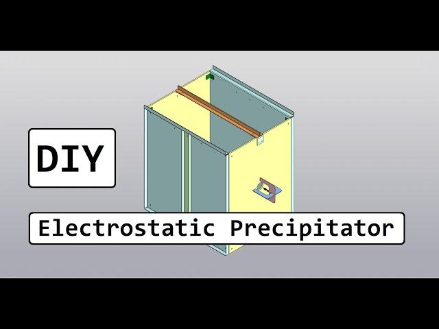 DIY Air Purifier / DIY Electrostatic Precipitator / электрофильтр