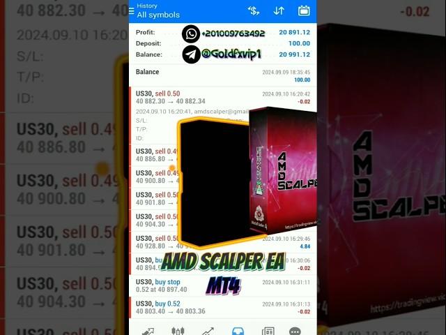 AMD SCALPER EA MT4 2024 Automated Forex Robot الاكسبرت الأكثر ربحا في الفوركس