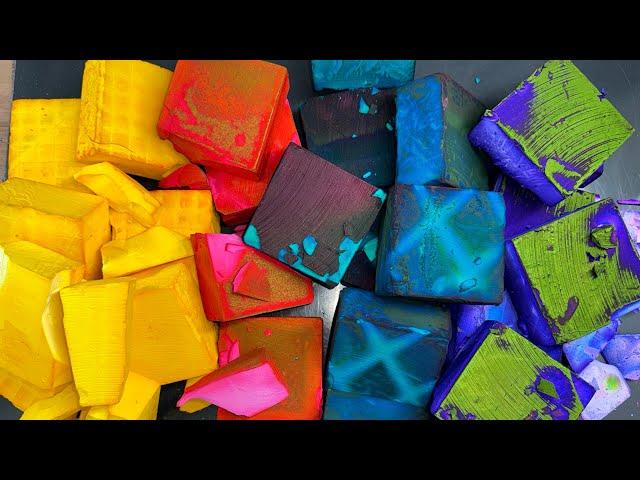 28 Dip Dyed Buttery Gym Chalk Blocks