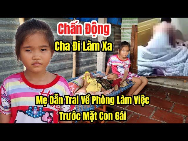 Bất ngờ cha đi làm xa mẹ dẫn bạn trai vô phòng làm việc trước mặt con gái