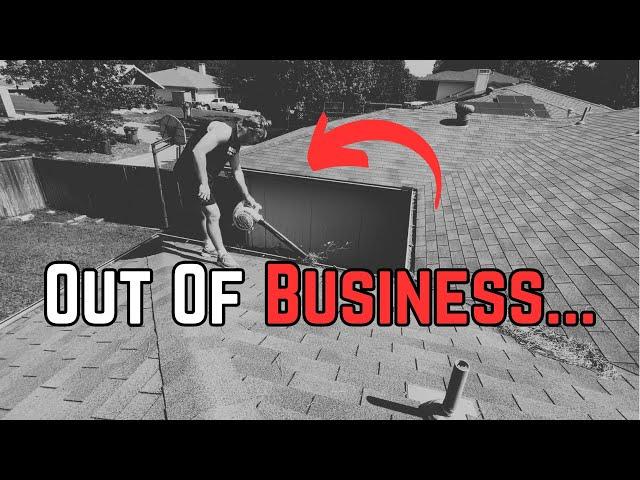 why people DONT LAST in the gutter cleaning business