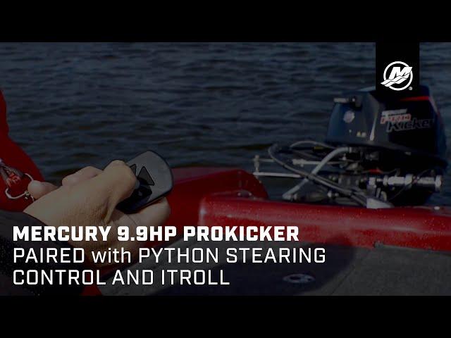 Mercury 9 9HP ProKicker Paired With Python Stearing Control and iTroll