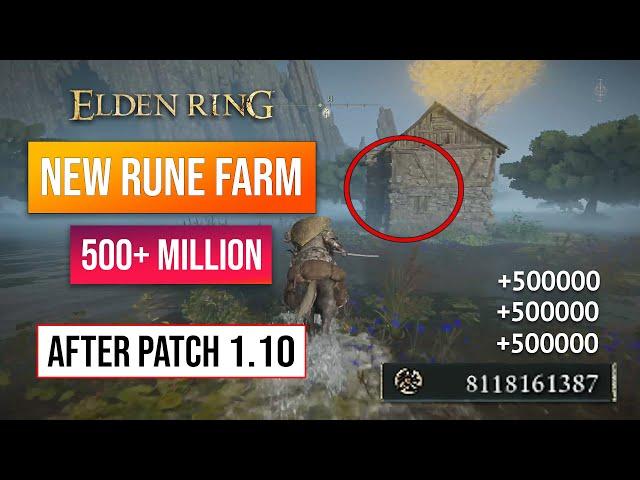 Elden Ring Rune Farm | New Rune Glitch After Patch 1.10 | 500 Million Runes In Minutes!