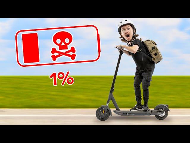 90KM+ E-SCOOTER RANGE TEST! | InMotion S1 Electric Scooter