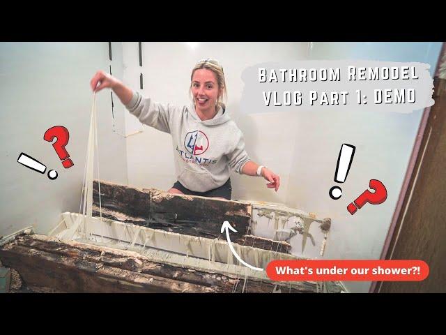 Bathroom Renovation | Vlog series Pt. 1 - Demo