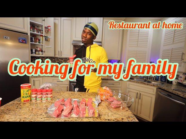 Cooking for my family | Sunday Dinner | Steak | Catering