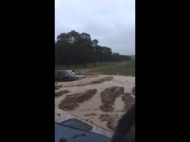 Offroading around and about on Salisbury Plain in a Landrover 90