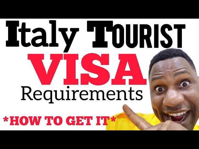 HOW TO GET ITALY TOURIST VISA IN IN 2023|REQUIREMENTS YOU NEED.