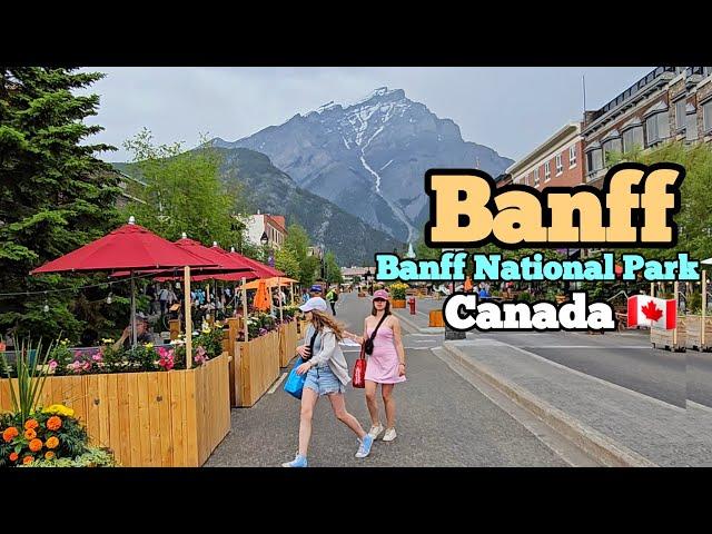 Banff Alberta Canada 2024 | Banff Town walking tour #Canada #Calgary #Alberta #banff