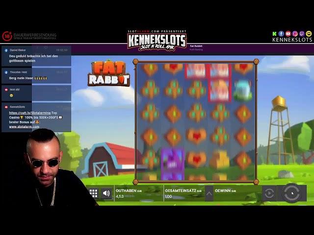 KenneK izz LIVE!  2.000€ was issn?! slot'n'roll amk