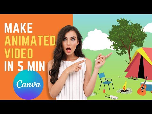 How to Make Animated Videos Easily Using Canva in Mins