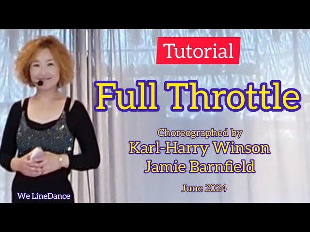 Tutorial : Full Throttle linedance