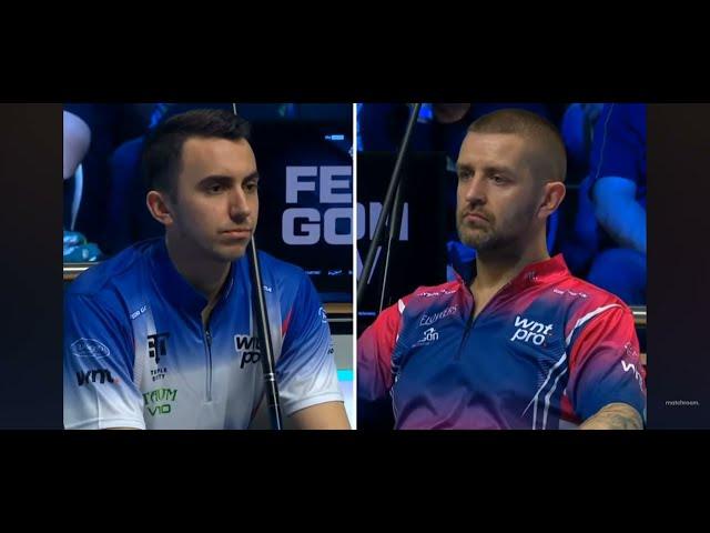 World Pool Masters 2024 Gorst and Shaw Battle