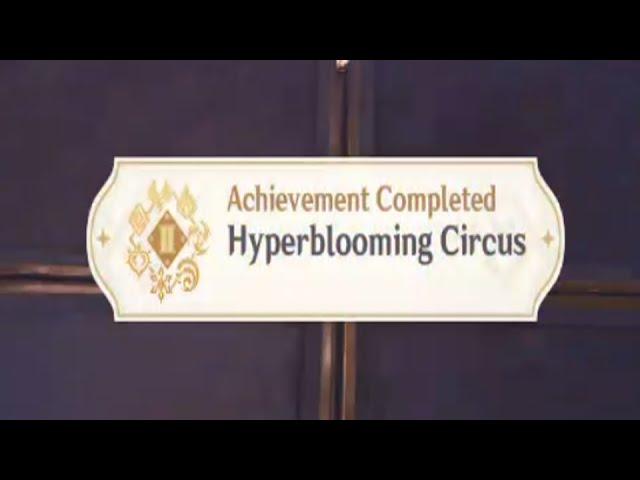 Defeat 4 opponents with Hyperbloom within 2s | Hyperblooming Circus | Genshin Impact