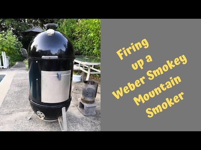 How to light a Weber Smokey Mountain Smoker
