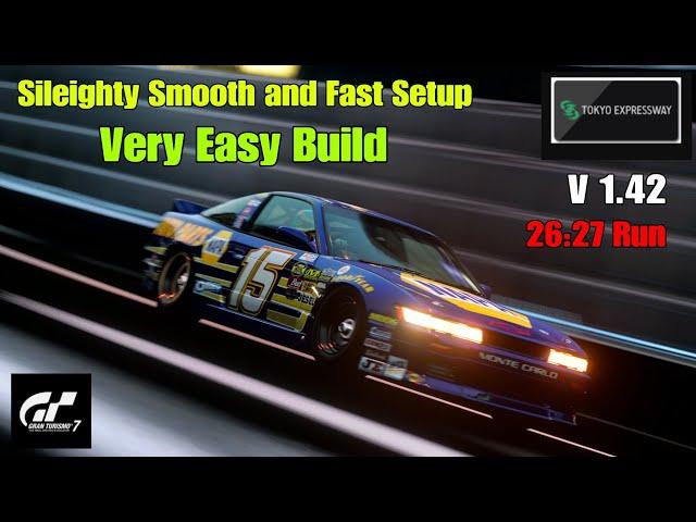 GT7 Tokyo Expressway 600 w/ Nissan Sileighty Smooth and Fast Build V 1.42