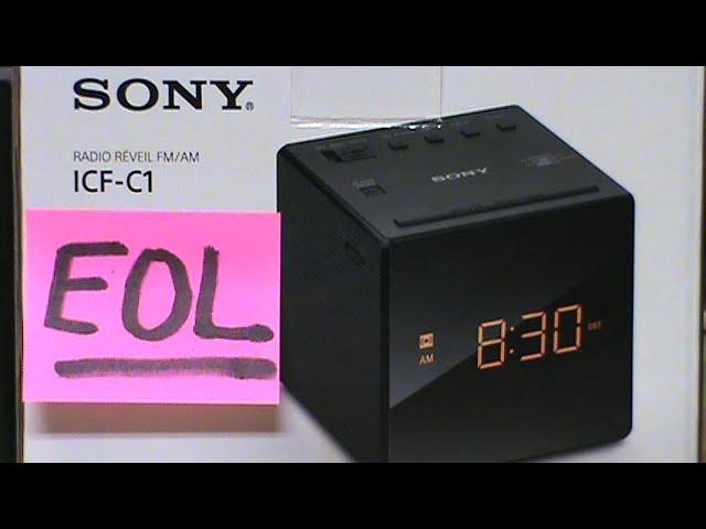 Don't Dream Machine it's over - Sony's last clock radio (ICF-C1)