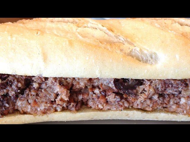 Bocadillo de "pringá"