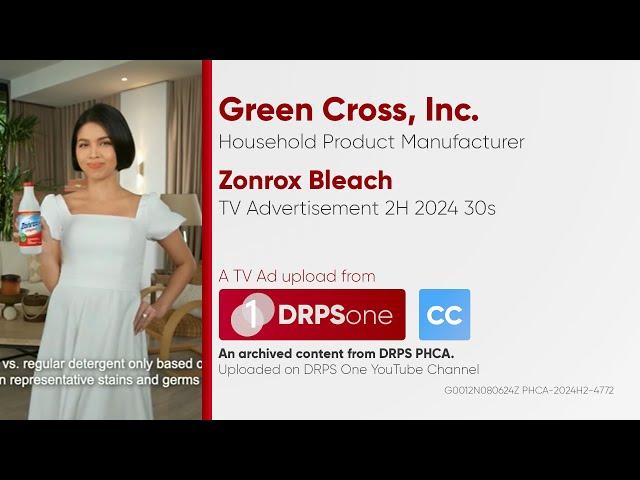 Zonrox Bleach TV Ad 2H 2024 30s with Maine Mendoza (Philippines) [CC]