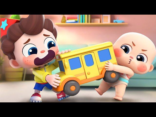 Play with Toys Gently | Sharing is Caring | Good Habits | Nursery Rhymes & Kids Songs | BabyBus