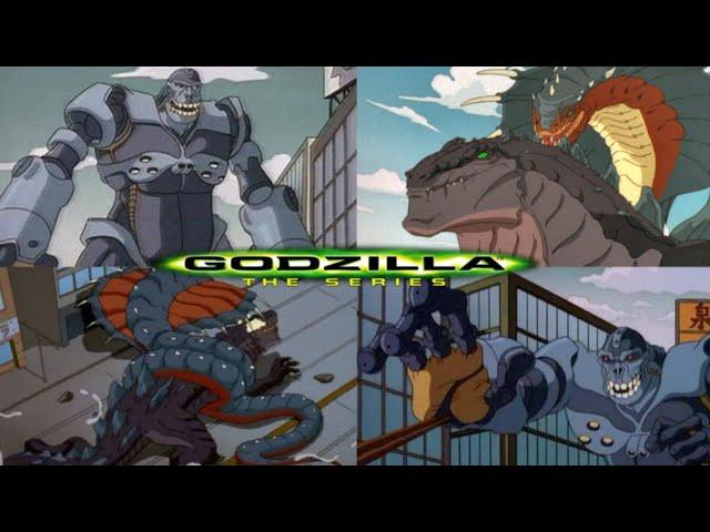 Zilla Jr & Robo-Yeti Vs King Cobra | Godzilla: A Série