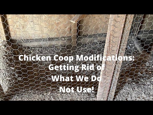 Chicken Coop Modification: We Needed to Do This! #yogi hollow farm #chicken coop