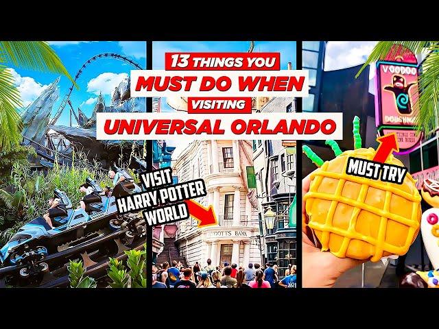 13 Things First Timers MUST DO When Visiting Universal Orlando