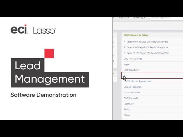 Home Builder CRM for Tracking and Nurturing Leads | Lasso CRM Software Demo