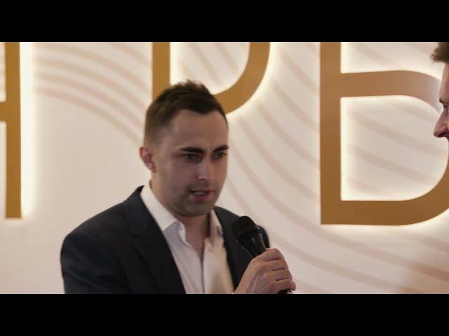 Константин Гусев (БК OLIMPBET) на Премии РБ 2022 - «Лучший клиентский сервис»