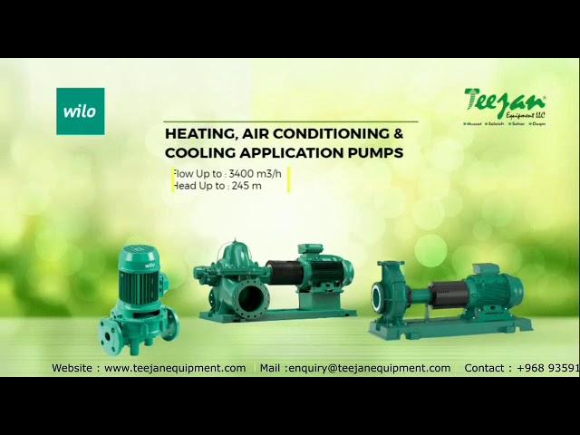 Water pump dealer in Oman - Teejan Equipment