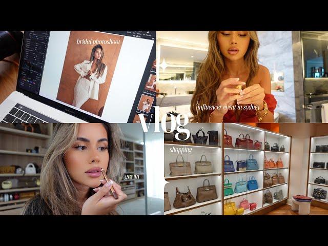 VLOG | Bridal Shoot, Brand Event in Sydney, Home Decor Unboxing, GRWM & etc!