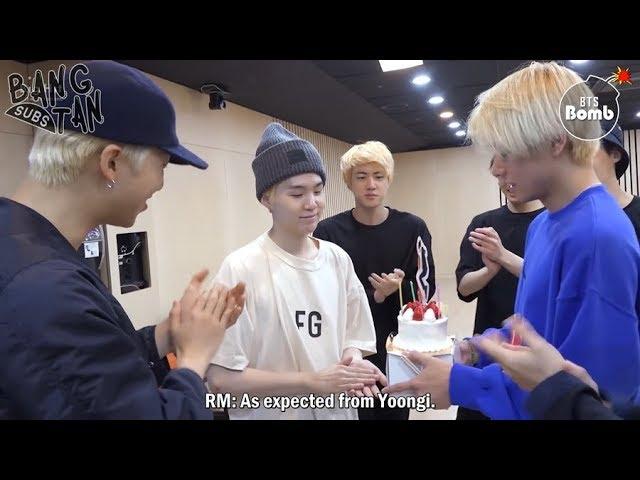 [ENG] 190417 [BANGTAN BOMB] SUGA’s Surprise Birthday Party! - BTS (방탄소년단)