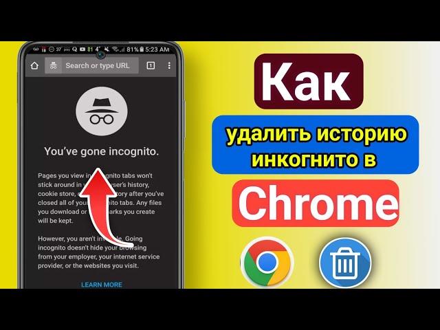 Как удалить историю браузера в режиме инкогнито на Android (быстро и легко) |  Удалить историю