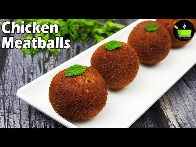 Chicken Meatballs Recipe | How To Make Chicken MeatBalls | MeatBalls Recipe | Non-Veg Starter Recipe