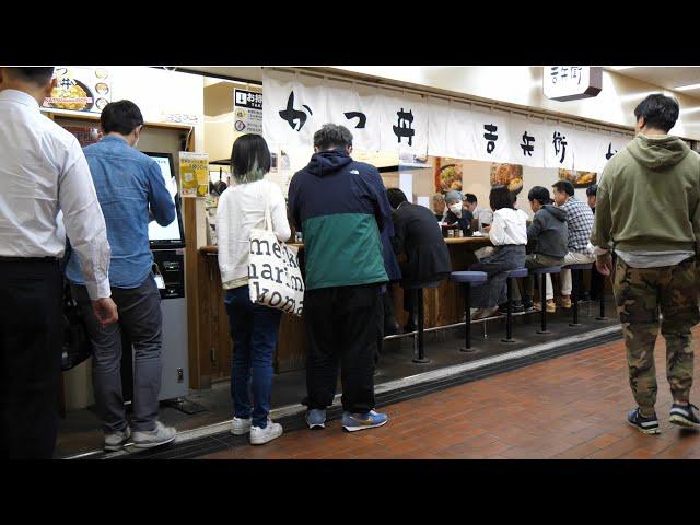 Legendary Katsudon Restaurant! The Speedy Katsudon Eatery Selling 100 Bowls in Just One Hour