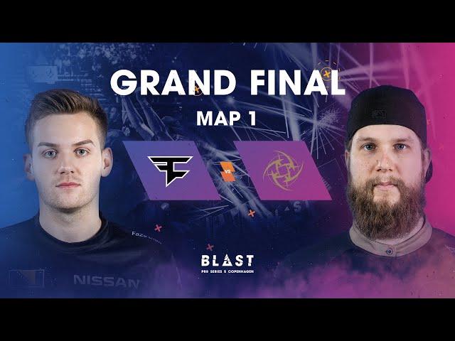 BLAST Pro Series Copenhagen 2019 - GRAND FINAL Map 1 - Faze vs NiP