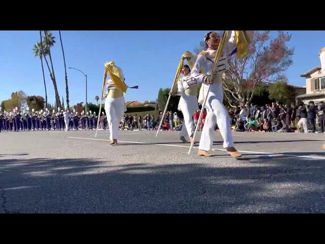 The Diamond Bar High School Marching Band at the 2022 Arcadia Festival of Bands